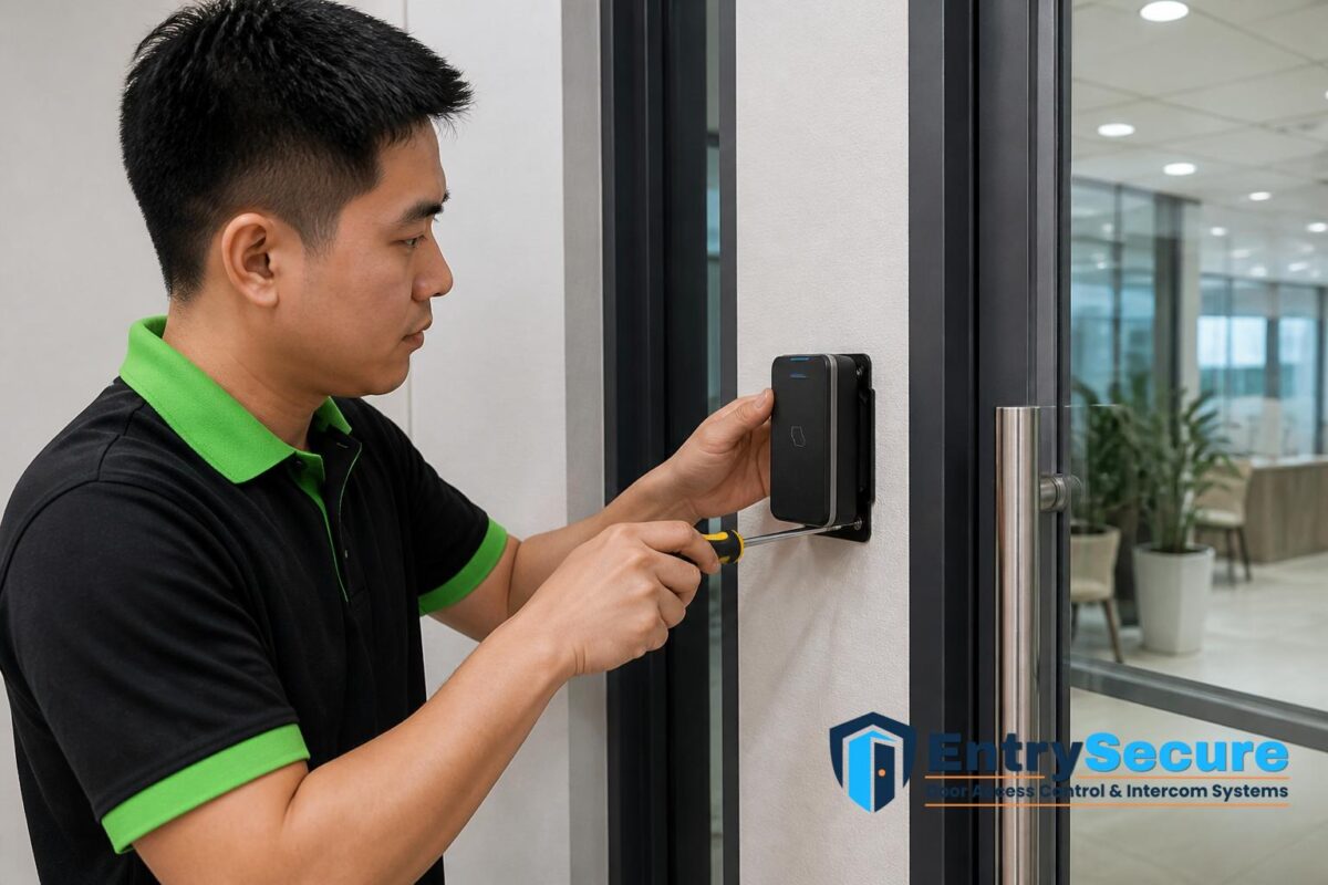 How Is an Access Control System Installed for Singapore Offices? by EntrySecure Door Access Control & Intercom Systems Singapore